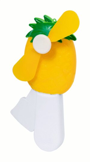 Amalfi hand fan, pineapple