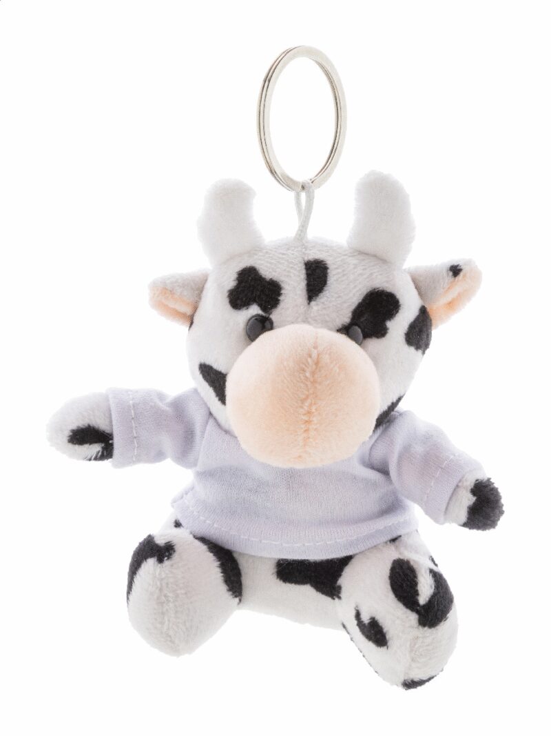 CowFob plush cow keyring