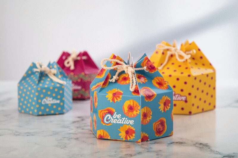 CreaBox HexaCord M hexagonal gift box