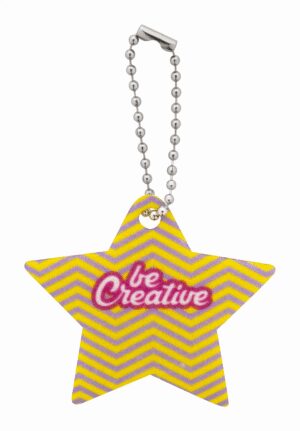 CreaFelt Key Xmas custom Christmas keyring, star