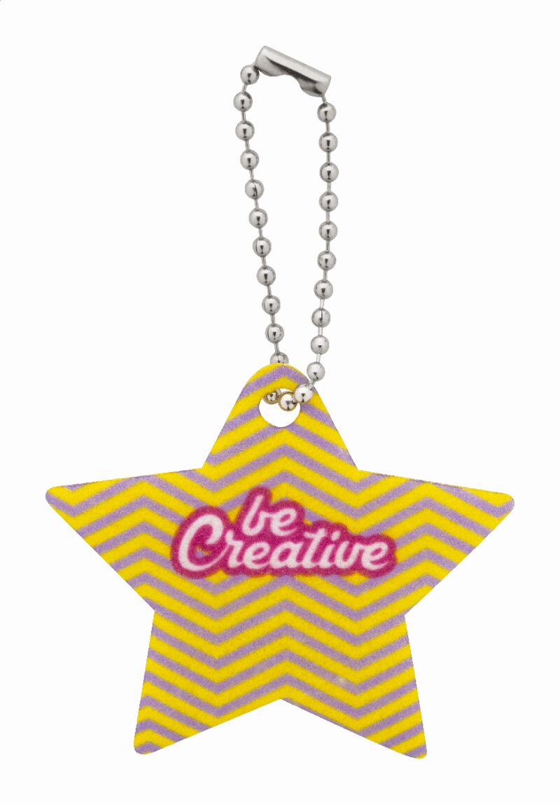 CreaFelt Key Xmas custom Christmas keyring, star