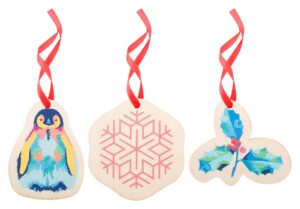 CreaJul Wood custom Christmas tree ornament