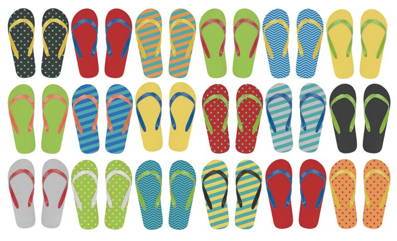 CreaPlaya customisable beach slippers