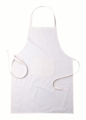 Crudo cotton apron