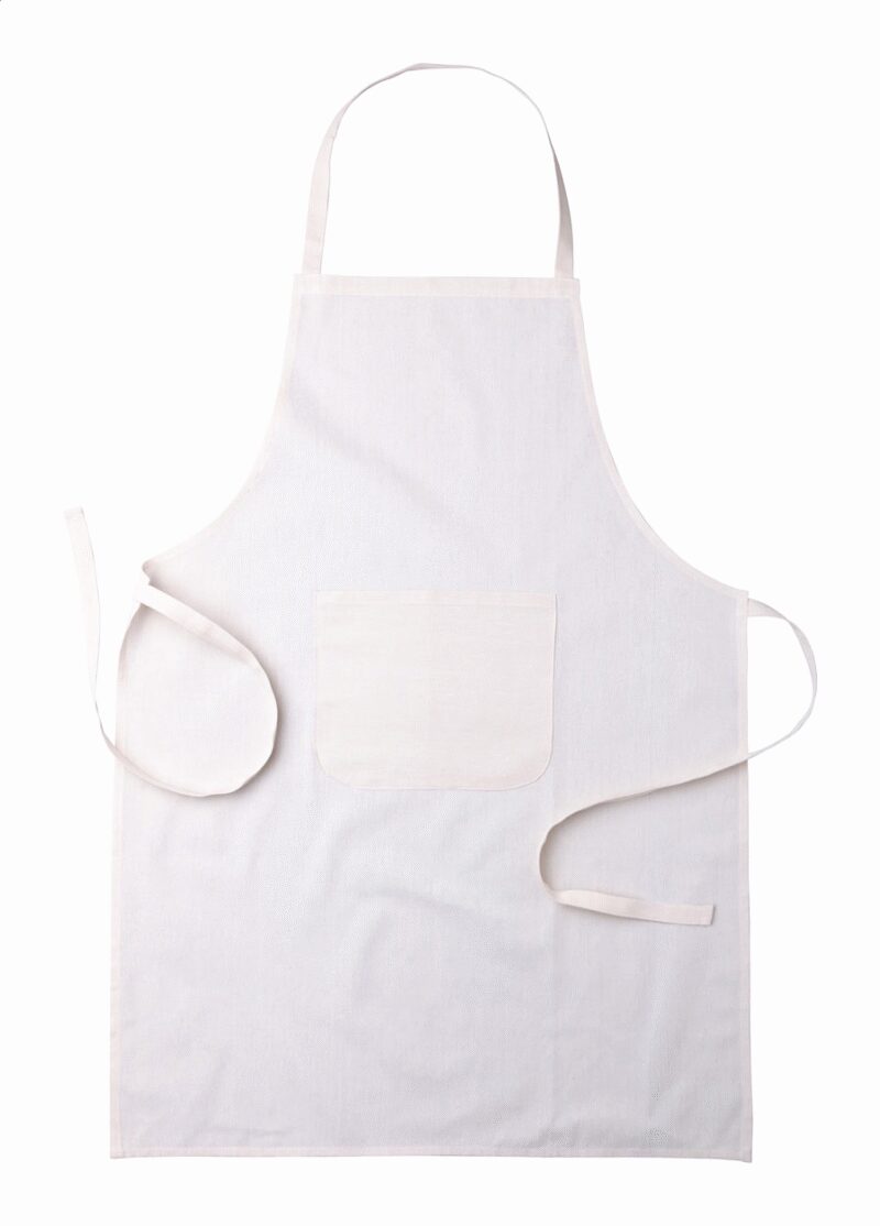 Crudo cotton apron