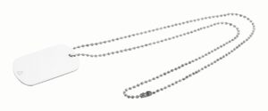 Delta ID tag necklace