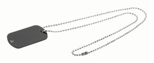 Delta ID tag necklace