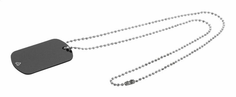 Delta ID tag necklace