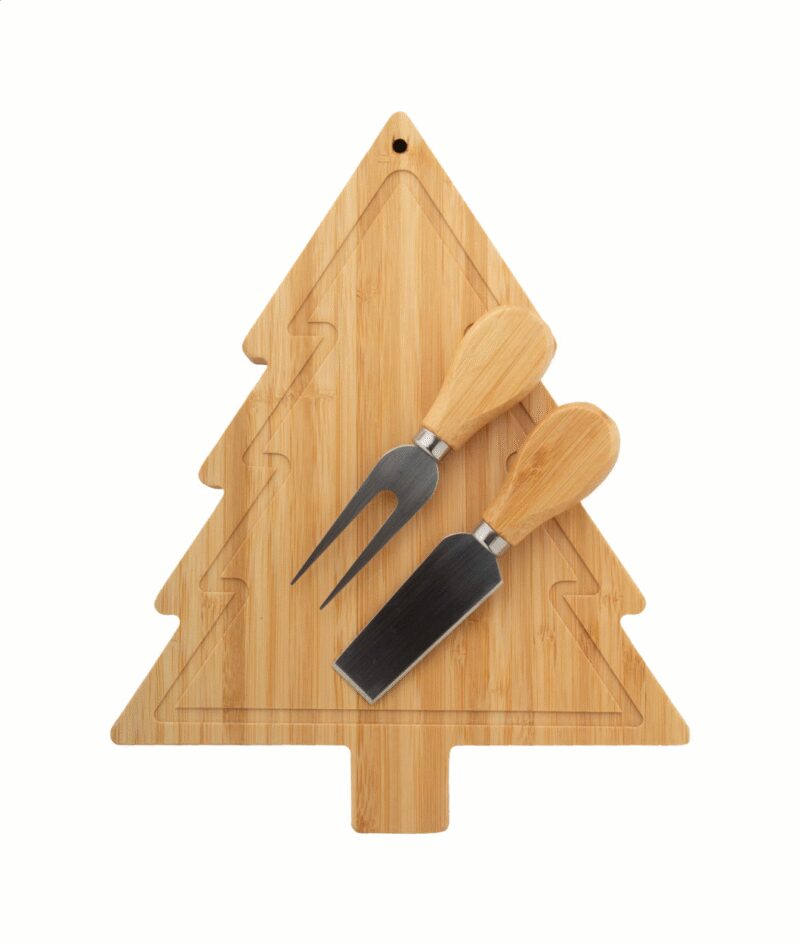 Jarlsberg Christmas cheese knife set