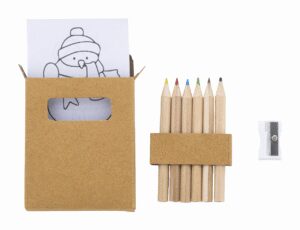 Jolably Christmas colouring set