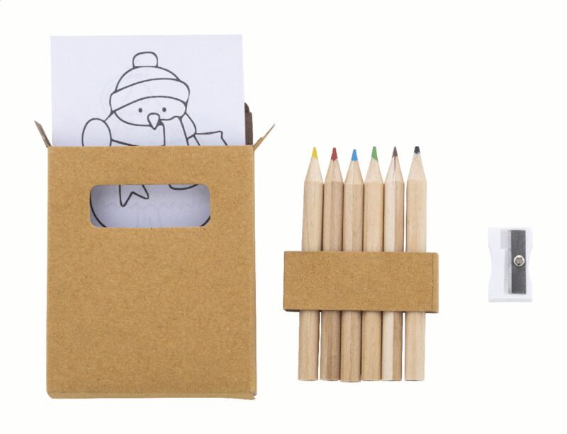 Jolably Christmas colouring set