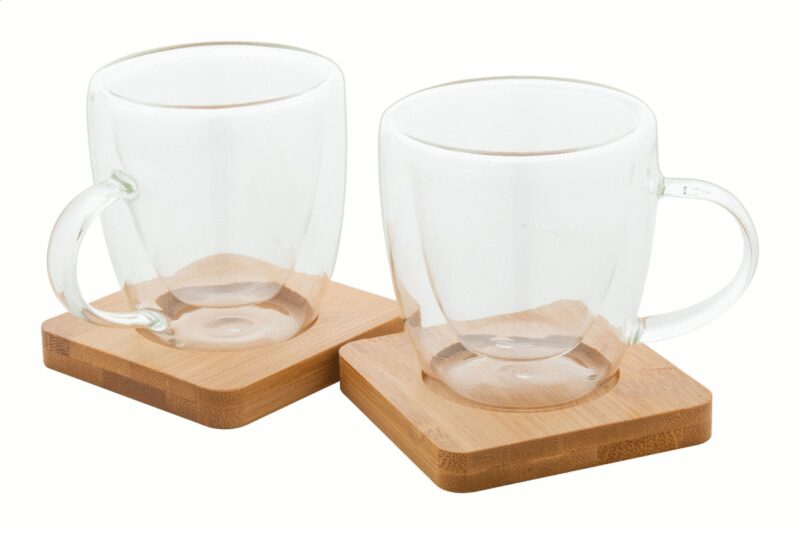 Mocaboo glass espresso cup set