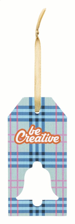 PrinTag Plus custom gift tag, bell