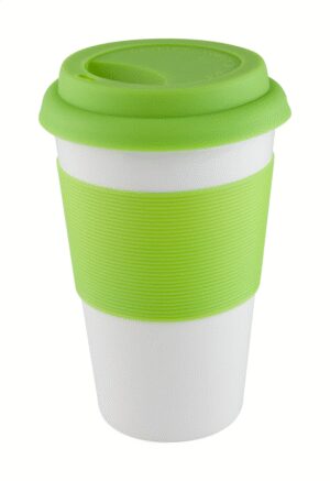 Soft Touch mug with silicone