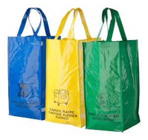 Sortex waste recycling bags