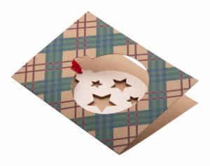 TreeCard Eco Christmas card, ball