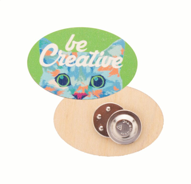 WooBadge custom magnetic badge