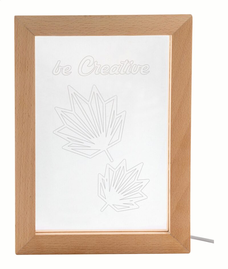 Woodiframe LED light trophy